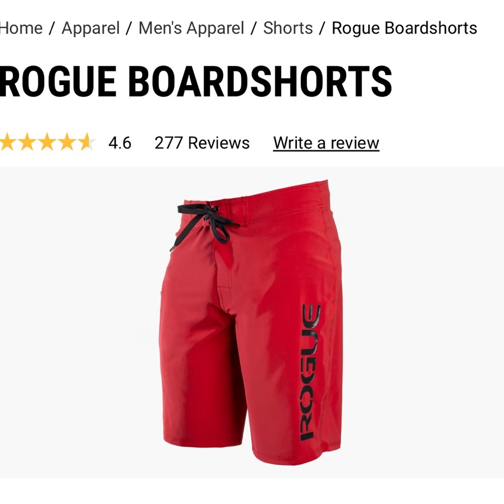 Brand new Rogue 4 way stretch shorts